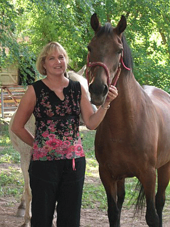 Linda and her horses